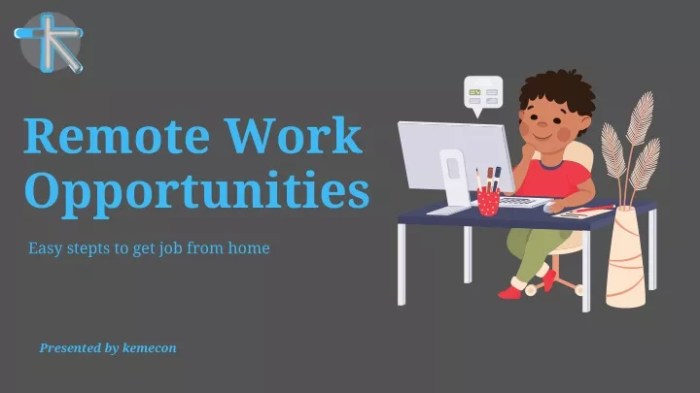 Remote work opportunities to earn money